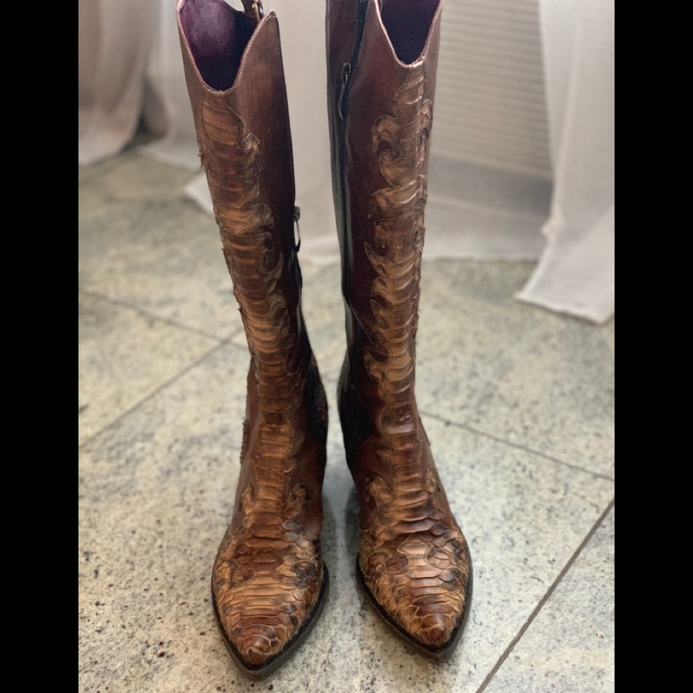 Leather Tall Boots